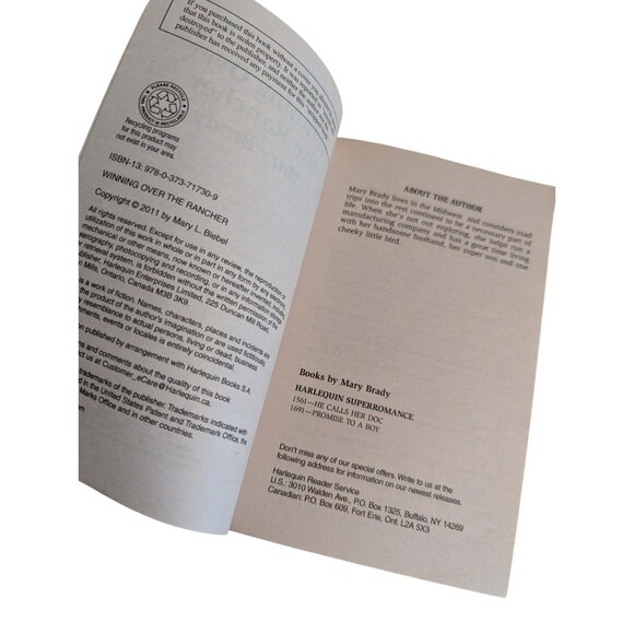 Winning Over the Rancher Mary Brady Harlequin Super Romance Cowboy Pregnant - Picture 3 of 4